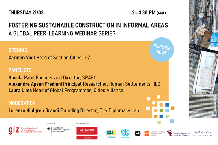 Fostering sustainable construction in informal urban areas