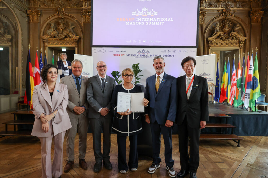 U7 Mayors with the Nancy Declaration
